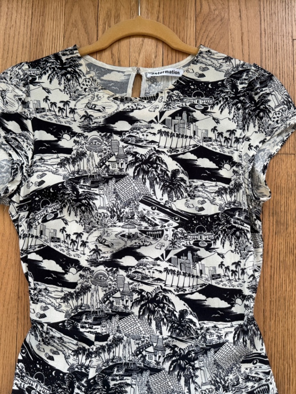 Reformation Gavin Los Angeles Dress | Sz 10 - Picture 5 of 11